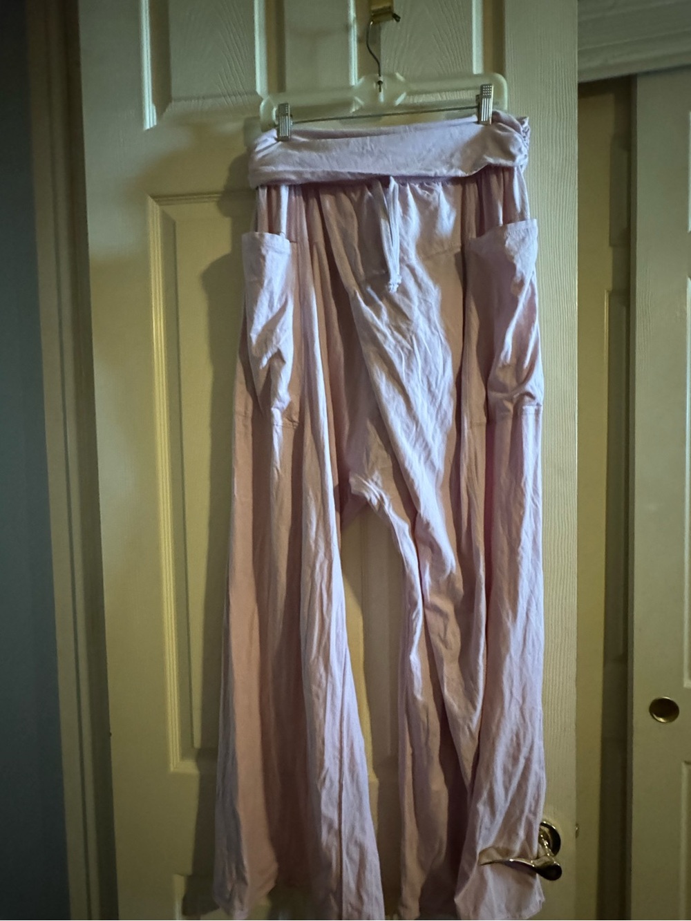 Free People Movement- Light Pink/Violet Knit Studio Bottoms